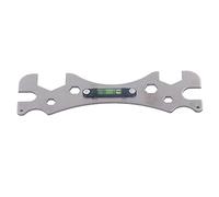 KIMISS Llave de Ducha Universal Herramienta de Llave Especial con Nivel para Plomería Precisa Llave de Baño Multifuncional para Mantenimiento de Instalación de Grifo Material Duradero