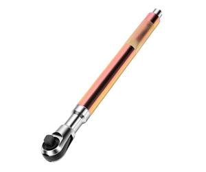 KIMISS Llave de Extensión Acodada Extensor de Trinquete de Acero Al Cromo Vanadio Unidad de 1 2 Pulgadas para Llave de Impacto y Taladro Eléctrico en Espacios Reducidos Reparación de