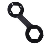 KIMISS Llave de Llave de Lavadora para Acero de Aleación de 5 Mm de Espesor para Desmontaje y Reparación de Servicio Pesado (BLACK)