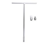 KIMISS Llave de Tubo con en T, Barra en T Deslizante de 3, 8 Pulgadas, Largo de Acero Al Cromo Vanadio con Adaptadores de 1, 4 y 1, 2 Pulgadas para Motocicleta, Tricic