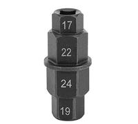 KIMISS Llave hexagonal para motos, herramienta de desmontaje de ejes de ruedas, diseño ergonómico y resistente, ideal para mantenimiento de motocicletas