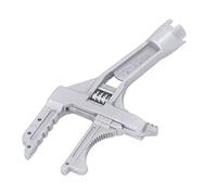 KIMISS Llave Multifuncional para Fontaneros para Fregadero y Grifo, Herramienta de Aleación de Aluminio de Gran Apertura para Espacios Reducidos