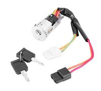 KIMISS Llave para cerradura de encendido, compatible con, repuesto 7701038365, interruptor de cilindro