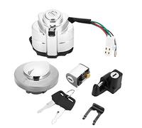 KIMISS Llave para VT600 Shadow 400 750, interruptor de encendido, tapa de gasolina, bloqueo de dirección y casco, juego de llaves original