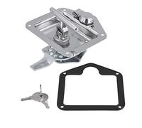 KIMISS Llave T para camión y remolque, caja de herramientas con cerradura, mango plegable de acero inoxidable, juego de llaves versátil