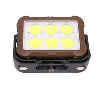 KIMISS Luz de Trabajo Solar con Base Magnética y Resistente Al Agua IP54 - Luz de Inundación LED Portátil Recargable para Camping, Emergencias y Reparaciones