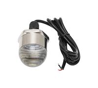 KIMISS Luz LED con Tapón de Drenaje - Lámpara Subacuática IP68 Impermeable de 1/2 pulg. NPT para Yates, Barcos y Uso Marino - Eficiencia Energética, Control de Voltaje Incorporado, Acabado Pulido de