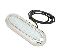 KIMISS Luz Subacuática para Barco de 12 VCC, Brillante, de Alta Intensidad, 120 LED, Resistente Al Agua, para Barcos, Yates, Lanchas (luz blanca)