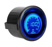 KIMISS Manejo de Presión de Aceite Universal de 12V para EVO Serie 52 Mm de Doble Instrumento Automático de Color con sensor: Lecturas Precisas y Diseño Elegante