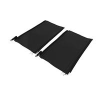 KIMISS Manga de Manguito de la Cocción Limpia con Cremallera de 2 Piezas - Cubierta de Cuero de PU Elástica Suave para Comodidad y Agarre - Protección del Manillar del Cochecito y Cubiertas de (BLACK)