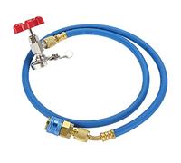 KIMISS Manguera para recarga de refrigerante R134a, conexión rápida para R502 R12 R22, adaptador para latas de gas, abridor de botellas