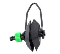 KIMISS Manguito de Lavado para Motor Fueraborda, Universal, Redondo, de Goma Negra, para Motor Marino, Soportes de Acero Ajustables con Adaptador de Manguera para la Mayoría de los