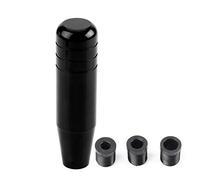 KIMISS Manija de cambio de marchas para coche, universal, aleación de aluminio, 13 cm, negro, para transmisión manual, diseño ergonómico, knob de cambios
