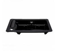 KIMISS Manija de Carga Trasera Derecha Manija de Puerta Trasera Exterior de Plástico Soporte de Placa de Matrícula 6C2Z15434A20AA Reemplazo Fácil para