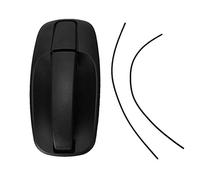 KIMISS Manija de la puerta trasera-Duokon Manija del coche, manija de la puerta interior trasera negra Izquierda Derecha Ajuste universal para Renault Trafic 2001-2008