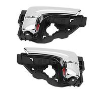 KIMISS 2Pcs Manija de la puerta interior del automóvil, ABS electrochapa color claro, izquierda, manija de la puerta derecha Asiento 82610-2S010, 82620-2S010