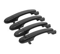 KIMISS Manija exterior de puerta 826511F010, para Sportage 2005-2010, ABS negro, conjunto de manijas exteriores, compatible con 826611F010