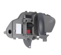 KIMISS Manija Interior de Puerta, Repuesto de Metal ABS Texturizado Gris para K1500 K2500 K3500, con Kit de Embellecedor, Compatible con Suburban (Lado del pasajero: 15708044 77186)