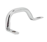 KIMISS Manija Izquierda del Asiento Trasero del Pasajero para CG125 Cafe Racer - Reemplazo del Reposabrazos de la Manija de Agarre de Aleación de Acero para una Conducción Segura