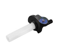 KIMISS Manillar de Gas para Moto de 22mm, Grips visuales Azul para Motocross, maneta aceleradora con Rodillos, diseño ergonómico y Antideslizante