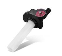 KIMISS Manillar de Gas para Moto, Grips visuales de 22mm, Rojo, para Dirt Bike y Motocicletas, diseño ergonómico y Antideslizante, Accesorios para Throttle