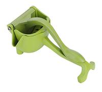 KIMISS Manual de Aleación de Aluminio Manual de Cítricos - Sprehiser Ergonómico de Limón y Fruta con Salida de Jugo en Forma de V para Fácil Verter (GREEN)