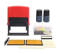 KIMISS Máquina de Codificación Portátil, Producción de Fecha Estampado de Tinta Manual Impresora de Mano e Impresión de Tóner Suministros de Control Industrial Sello B4 para Producción