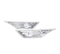 KIMISS Marcador Lateral LED Señales de Cubierta de Lámpara con Estilo Brillante para la Actualización del Vehículo (WHITE)