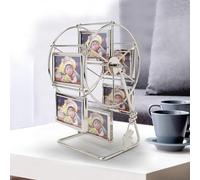 KIMISS Marco de Fotos de Noria, Estante de Rueda Giratorio único, Marco de Fotos, Estudio de Fotografía de Boda, Decoración del Hogar
