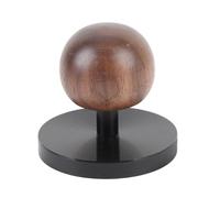 KIMISS Martillo de café de Aleación de Aluminio Negro de Doble Propósito con Esférico de Madera para Accesorios de Preparación de café + Herramienta de Prensa de + Soporte de Cuchara Multifunción