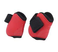 KIMISS Material Que Absorbe Impactos Botas para Tendones de Caballos Protectores de Menudillos para Montar a Caballo Carcasa de PU Bota de Protección para Tendones de Transpirable y Distribuye (Un