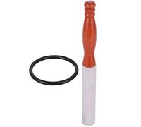 KIMISS Mazo para Cuenco Tibetano con Varilla de Goma y Palo con de Madera, Accesorio Ideal para Cuencos de Sonido de Cristal y Cuencos de Música de Buda