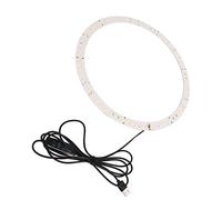 KIMISS Mecha de Luz LED Circular de Brillo Ajustable, Tablero de Bombilla LED de 3200K a 5600K, Carga USB, Reemplazo de Panel de Retroiluminación Suave