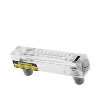 KIMISS Medidor de Flujo de Líquido de Vidrio Tipo Panel para Agua - Medidor de Flujo 0.2-2GPM/1-7LPM, Fácil de Instalar y Leer, Ideal para Aplicaciones de la Industria del Agua