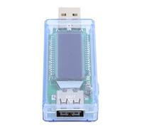 KIMISS Medidor de Potencia USB, Probador de Voltaje y Corriente para Bancos de Energía, Detector de Cargador de Cable USB con Función de Memoria Avanzada