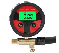 KIMISS Medidor Digital de Presión de Neumáticos con Pantalla LED - Medidor de Inflador de Presión de Aire de Neumáticos Digital LCD Multifunción para Automóvil Probador para Camiones y Motocicletas