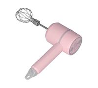 KIMISS Meditera de Mano Eléctrica con Potente Motor y Diseño Recargable USB: una Batidora Portátil de 3 Velocidades con un Bate de Huevo Extraíble para Cocinar, Hornear y Más (【41822】 Pink Wireless