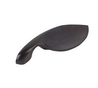 KIMISS Mentonera para Violín de Madera de ébano de Primera Calidad, con Soporte Estándar, Piezas de Instrumentos de Cuerda, Accesorios Cómodos y para Accesorios Musicales de 4 Tamaños, Violines