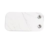 KIMISS Mesa para Barco, Mesa para RV de 31,5x15,7 Pulgadas con 2 Portavasos, Borde de Aleación de Aluminio, Extraíble para Yate, Barco, Escritorio, Patio
