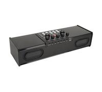 KIMISS Mezclador de Audio Bluetooth Profesional con Altavoces Duales para Juegos y Karaoke - Consola de Placa de Sonido de 2,4 GHz para Transmisión y Grabación en Vivo