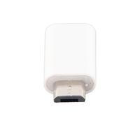 KIMISS Micro USB a Adaptador Converter para la Compatibilidad de Sincronización y Carga, Accesorio Esencial para Dispositivos Móviles (White)
