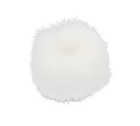 KIMISS Micrófono de Muffón de Parabrisas de Viento del Viento Peludo - 0.5cm / 0.2in - Cubierta de Reducción de Ruido Al Aire Libre y Interior (WHITE)
