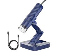 KIMISS Microscopio Digital para Niños y Adultos - Microscopio de Mano USB con Aumento de 50X-1000X, Foto y Vídeo 1080P, 8 Luces LED, Compatible con PC, Portátil, Teléfono, Moneda, Sello, Joyería