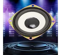 KIMISS Mini Altavoz de de Frecuencia Completa de 3 Pulgadas, Altavoz de 3 Pulgadas Electrónica para Automóvil 4ohm 5W de Alto para Caja de Sonido Multimedia Rango de Sensibilidad Woofer Estéreo