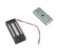 KIMISS Mini Cerradura Electromagnética DC12V 60KG - Cerradura de Puerta Magnética Electrónica para Bloqueo de Encendido Seguro