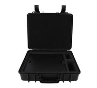 KIMISS Mini Estuche de Viaje, Transporte Duro por Satélite, Espuma de Corte Preciso, Resistente Al Agua para Adaptador de Tubo de Plato, Cables de Fuente de Alimentación, Almacenamiento para