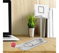 KIMISS Mini Máquina de Baloncesto para Amantes del Baloncesto - Decoración de Escritorio de Oficina en Miniatura Juguete de Aro de - Juguete Divertido y Novedoso para Deportes