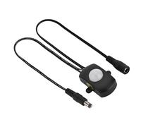 KIMISS Mini Sensor PIR para Interruptor de LEDs Activados por Movimiento | Tamaño compacto, retardo ajustable de 15 a 240 segundos, detecta movimiento de hasta 5-7 m, bajo consumo de energía