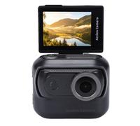 KIMISS Minicámara de Acción WiFi 4K con Soporte Magnético para Clip, Videocámara para Vlogs, Ideal para Viajes, Ciclismo, esquí y Snowboard, con Diseño Desmontable. (Black)