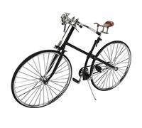 KIMISS Modelo de Bicicleta de Dedo en Miniatura, Estilo Retro, Escala 1:10, Bicicleta Pequeña de Goma Metálica Desmontable para Escritorio y Oficina | Adorno de Aleación Vintage